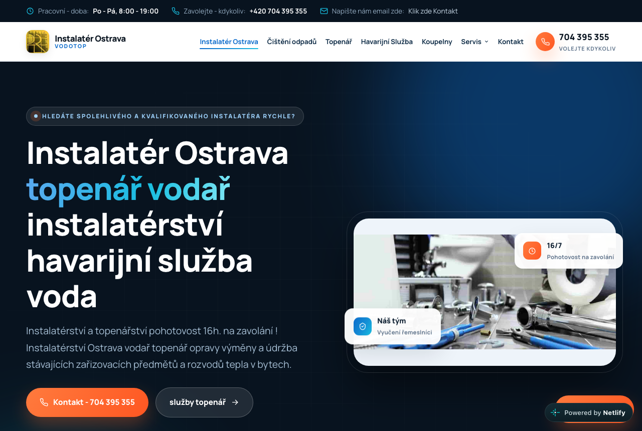 Instalatér Ostrava